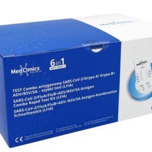 Test COMBO antygenowy 20szt SARS-CoV-2/Grypa A/Grypa B+ADV/RSV/SA